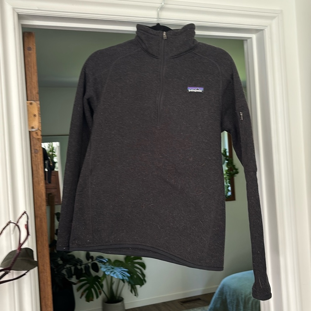 Patagonia Better Sweater 1/4 Zip Black Fleece